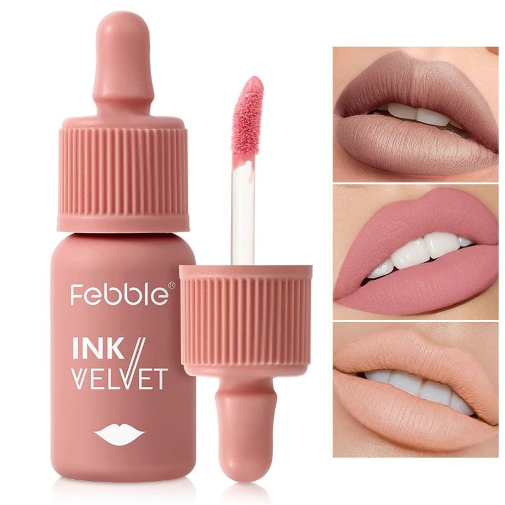6 Color Matte Liquid Lipstick Set Velvet Nude Lip Gloss Collection 1