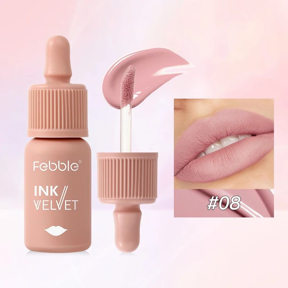 6 Color Matte Liquid Lipstick Set Velvet Nude Lip Gloss Collection 7