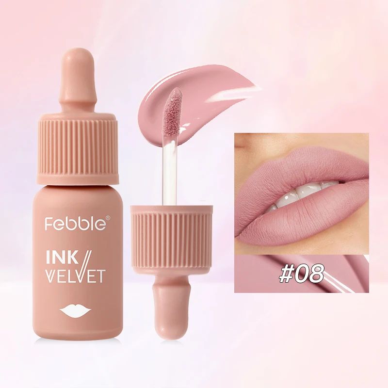 6 Color Matte Liquid Lipstick Set Velvet Nude Lip Gloss Collection 7