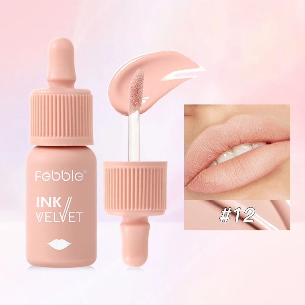 6 Color Matte Liquid Lipstick Set Velvet Nude Lip Gloss Collection 11