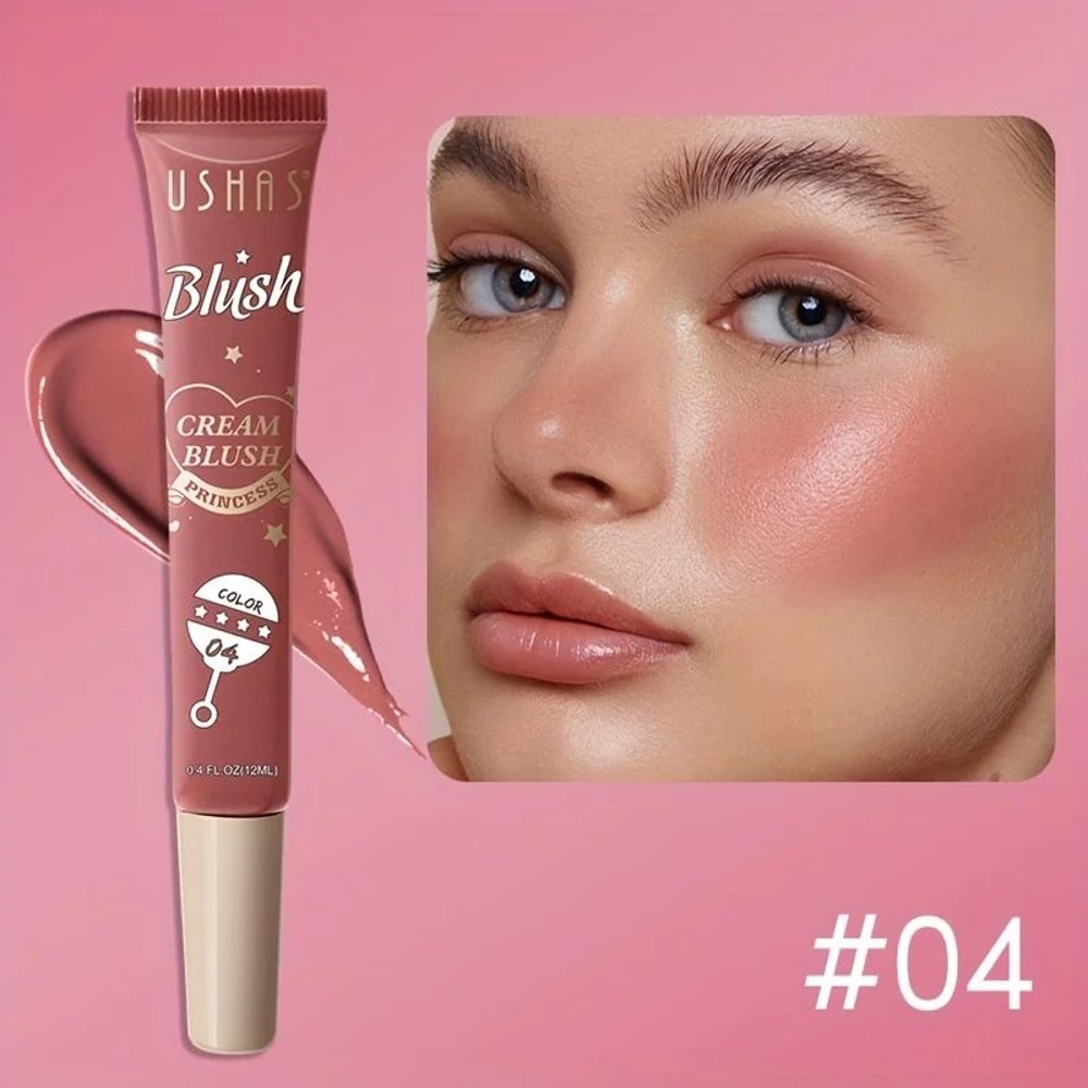 4 Color Liquid Blush Set Long Lasting Cream Blush Makeup 9