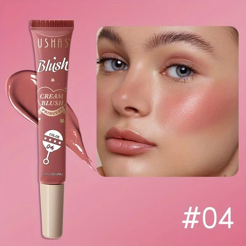 4 Color Liquid Blush Set Long Lasting Cream Blush Makeup 9