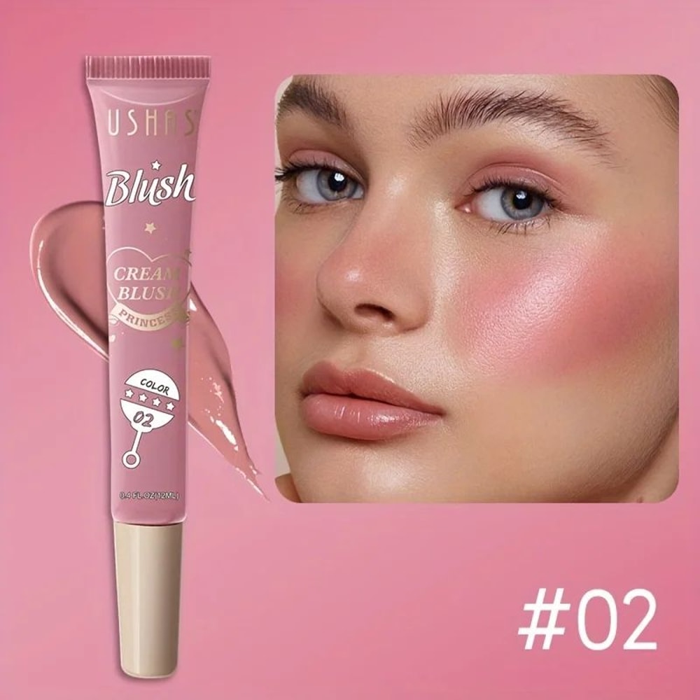 4 Color Liquid Blush Set Long Lasting Cream Blush Makeup 7
