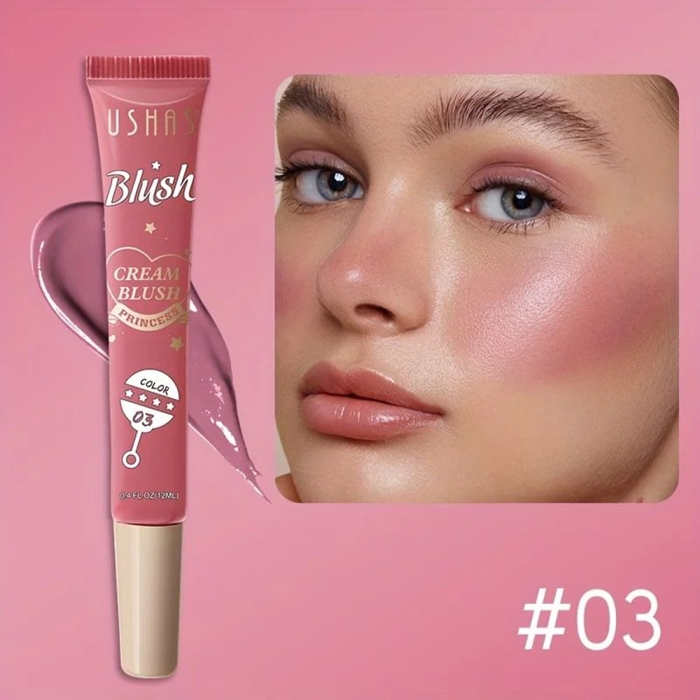 4 Color Liquid Blush Set Long Lasting Cream Blush Makeup 8