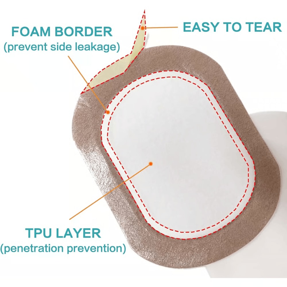 Castor Oil Pack Wrap Organic Cotton SelfAdhesive Patches For Liver Abdominal Detox 3