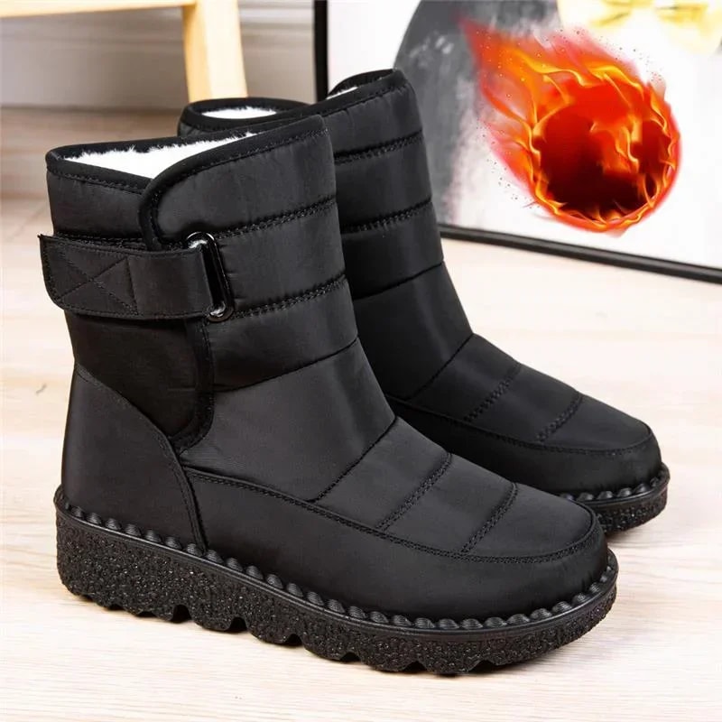 Waterproof Women's Winter Snow Boots, Non-Slip, Warm & Stylish