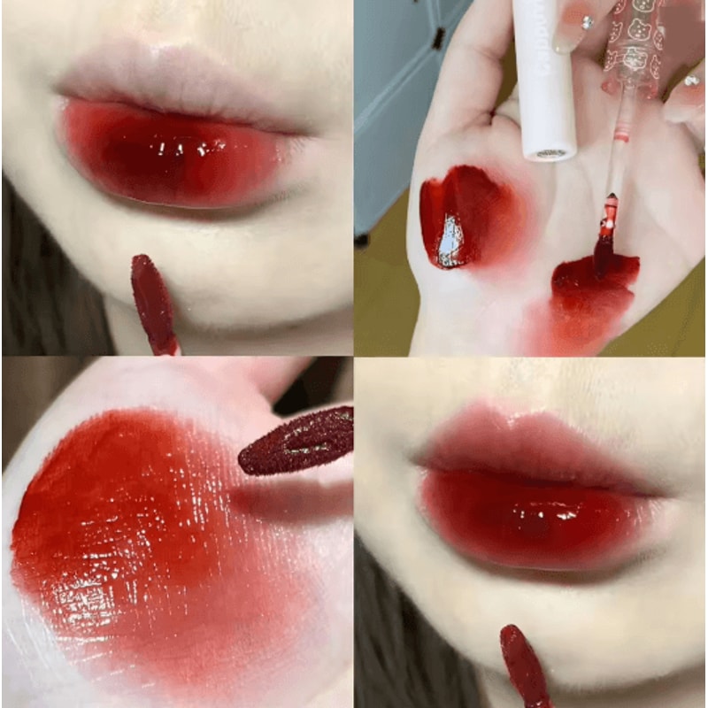 CherryGlow Mirror Shine Lip Gloss Hydrating Lip Oil Tint 5