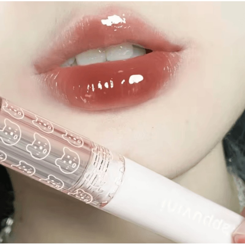 CherryGlow Mirror Shine Lip Gloss Hydrating Lip Oil Tint 7