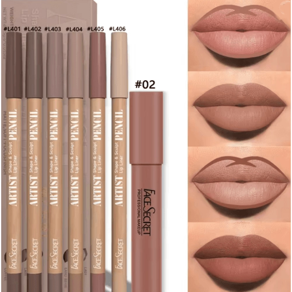 VelvetMatte Lipstick And Lip Liner Set Long Lasting Waterproof Lip Kit 2