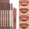 VelvetMatte Lipstick And Lip Liner Set Long Lasting Waterproof Lip Kit 3