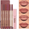 VelvetMatte Lipstick And Lip Liner Set Long Lasting Waterproof Lip Kit 4