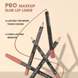 rozza waterproof lip liner pencil set matte precision lip definer kit