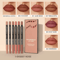 Rozza Waterproof Lip Liner Pencil Set Matte Precision Lip Definer Kit 3