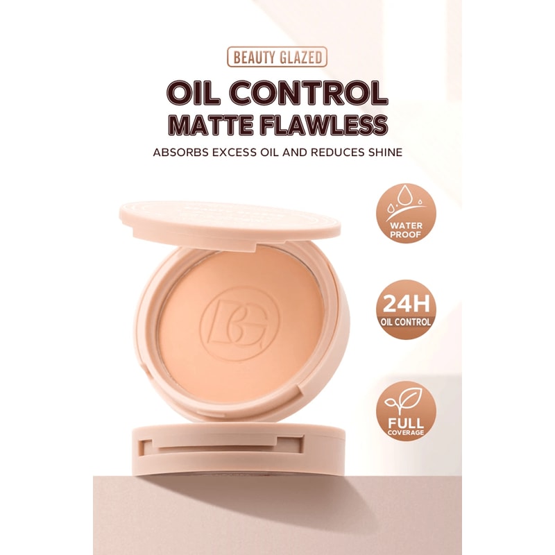 Beauty Glazed Oil Control Matte Setting Powder Flawless Finish Face Powder 0