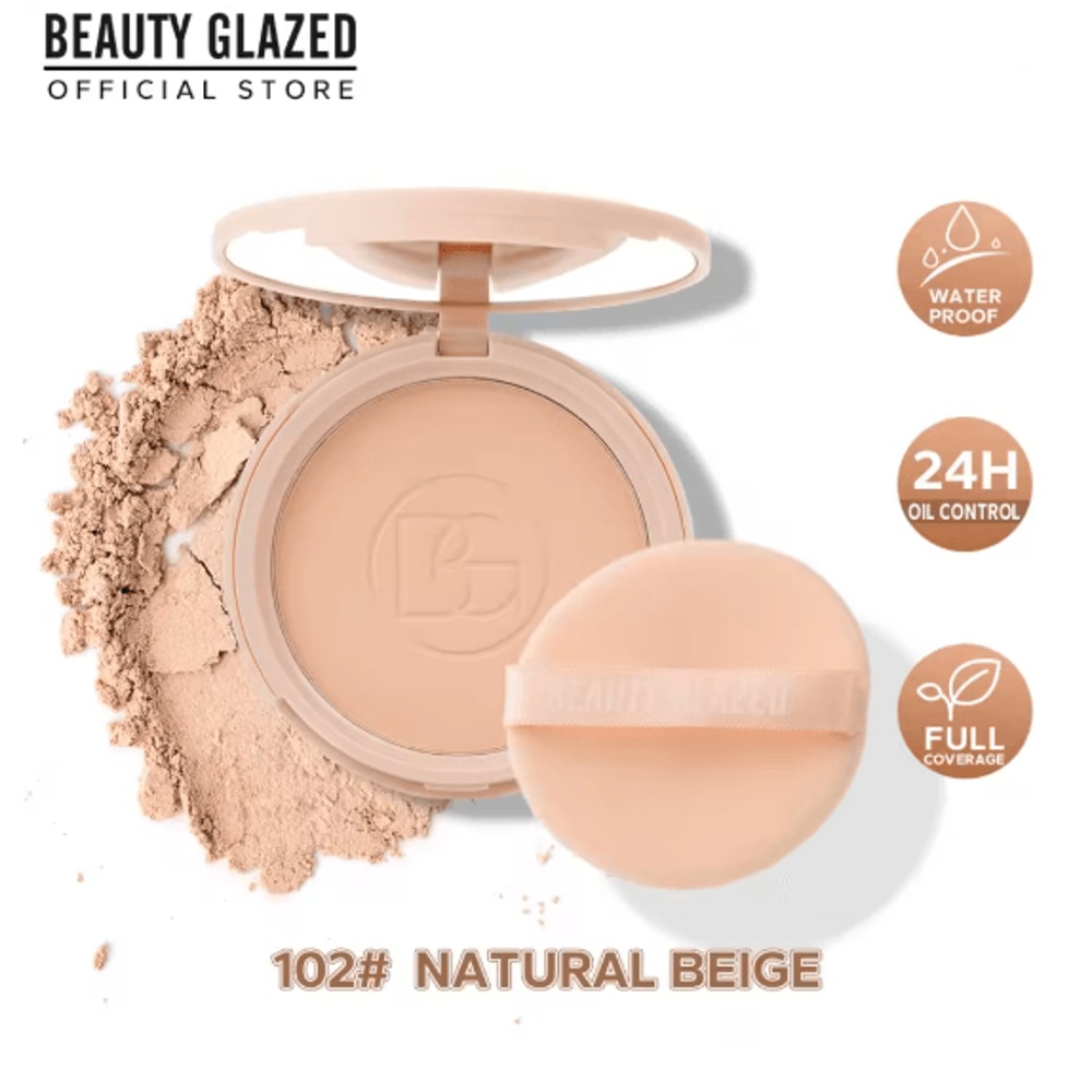 Beauty Glazed Oil Control Matte Setting Powder Flawless Finish Face Powder 4