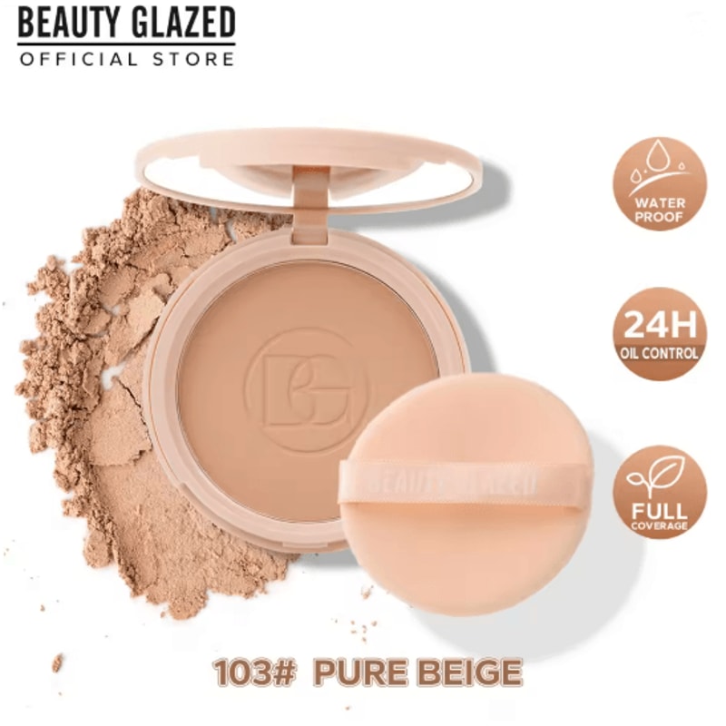 Beauty Glazed Oil Control Matte Setting Powder Flawless Finish Face Powder 5