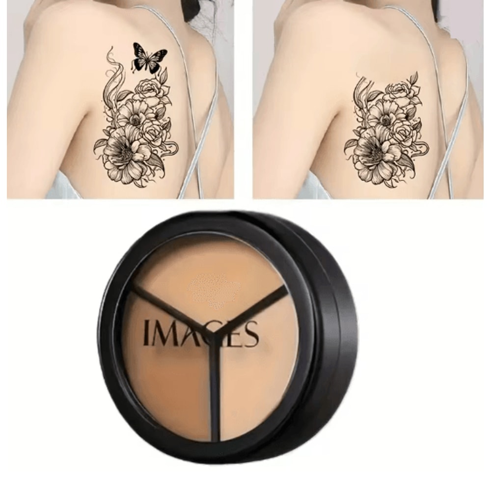 TriBlend 3 Color Face Concealer Palette Full Coverage Concealer For Dark Circles And Blemishes 3