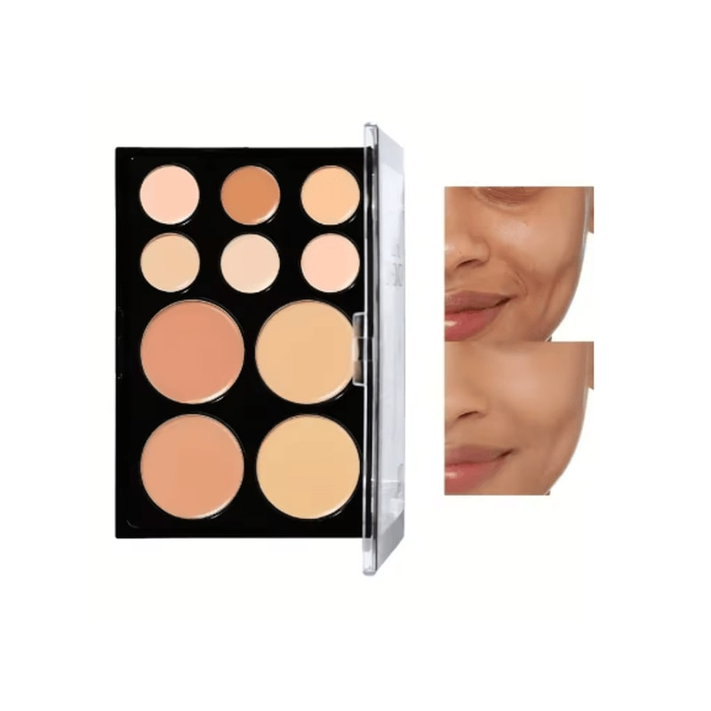 ProBlend 10 Color Concealer Palette Full Coverage Color Correcting Concealer Kit 3