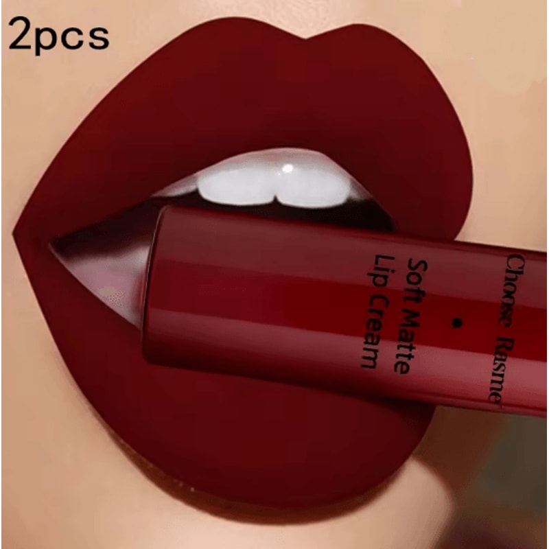 QIBEST Velvet Matte Liquid Lipstick Long Lasting Matte Lip Tint 4