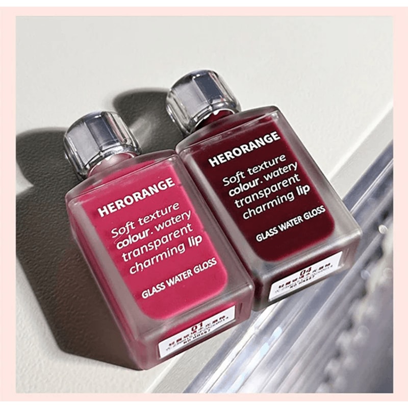 HEROANGE Glass Shine Lip Gloss Hydrating Mirror Lip Glaze 0