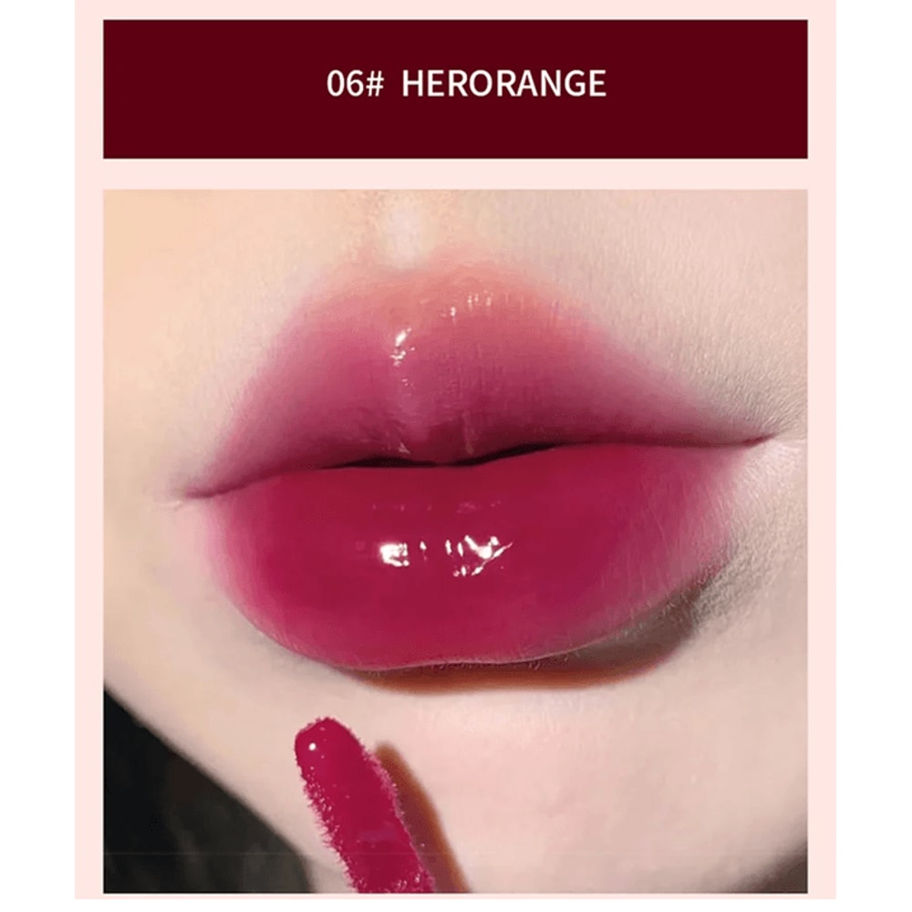 HEROANGE Glass Shine Lip Gloss Hydrating Mirror Lip Glaze 2