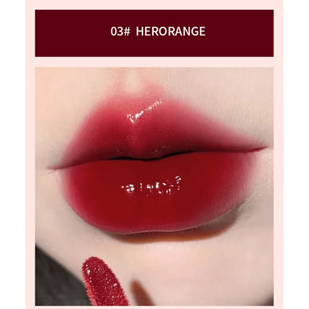 HEROANGE Glass Shine Lip Gloss Hydrating Mirror Lip Glaze 5