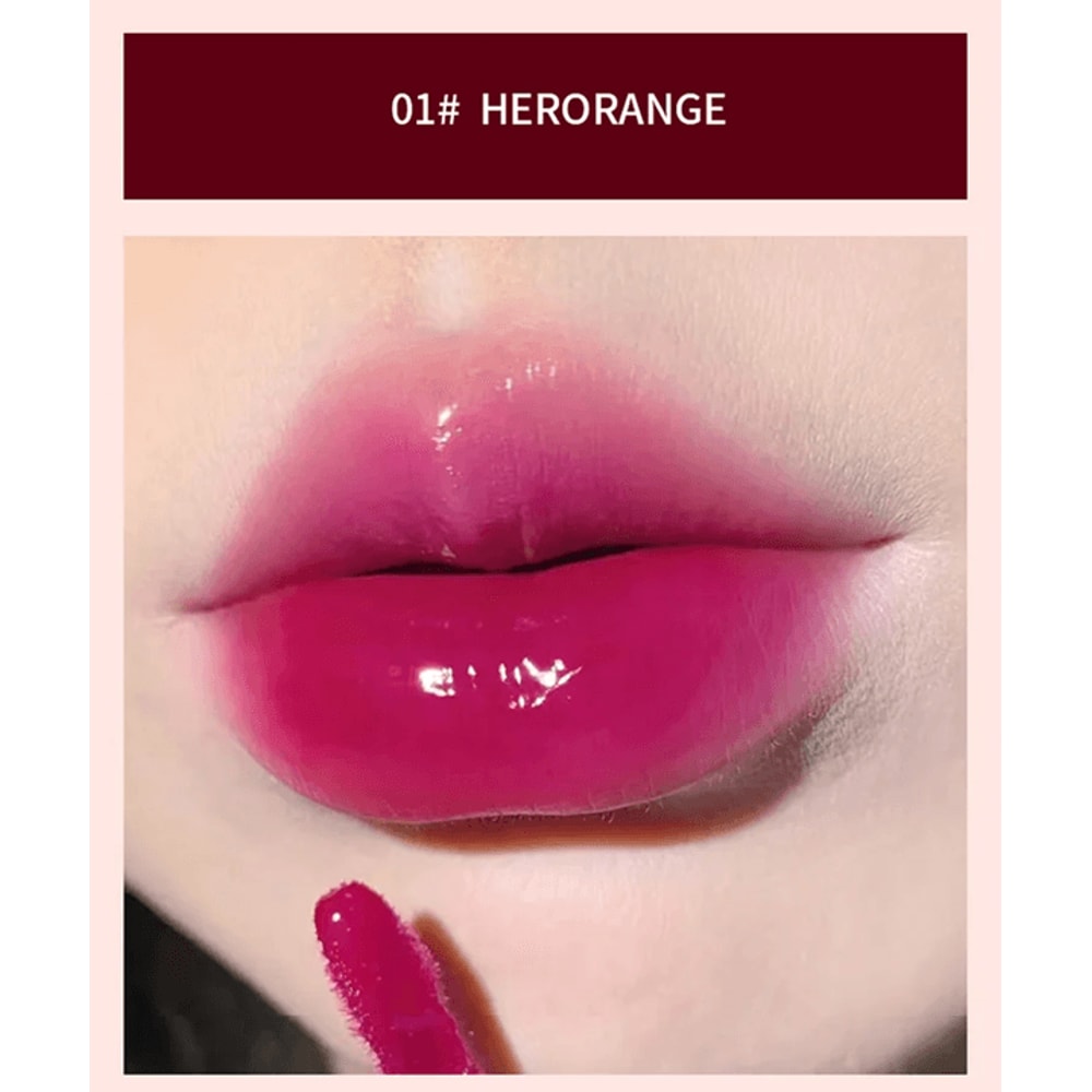 HEROANGE Glass Shine Lip Gloss Hydrating Mirror Lip Glaze 7