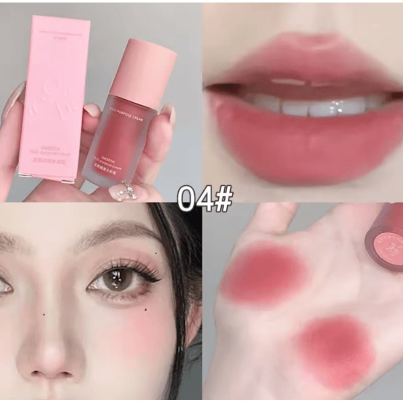 Gege Bear Multi Use Cream Blush And Velvet Matte Lip Glaze 6