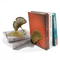 Ginkgo Leaf Metal Bookends Decorative Bookends Set For Desk And Bookshelf 2