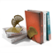 Ginkgo Leaf Metal Bookends Decorative Bookends Set For Desk And Bookshelf 2