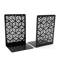 Door Design Metal Bookends Heavy Duty Non Slip Decorative Book Holders For Shelves 4