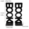 Metal Book Word Bookends Heavy Duty Decorative Bookends For Shelves And Desk 2
