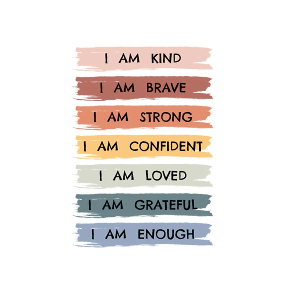 Positive Affirmations Wall Sticker Inspirational Wall Decal For Kids Room And Home 3