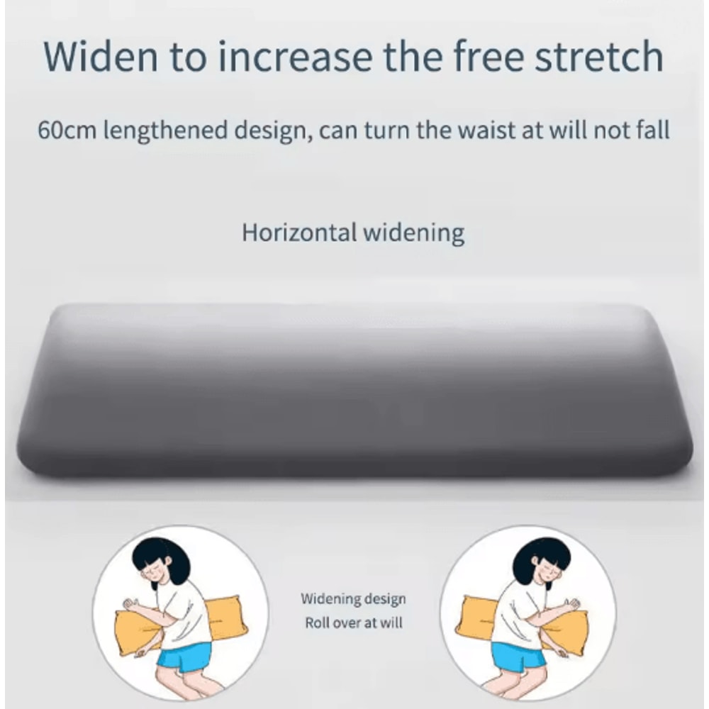 Memory Foam Lumbar Support Pillow Lower Back Support Cushion For Bed And Chair 2