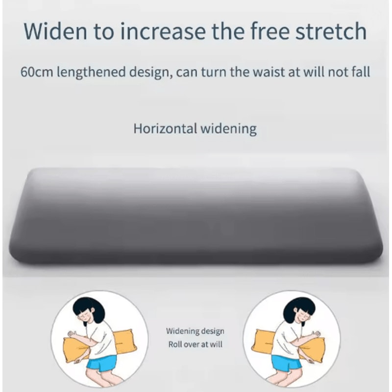 Memory Foam Lumbar Support Pillow Lower Back Support Cushion For Bed And Chair 2