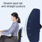 Breathable Memory Foam Lumbar Support Cushion Back Support Pillow For Office Chair And Car Seat 1