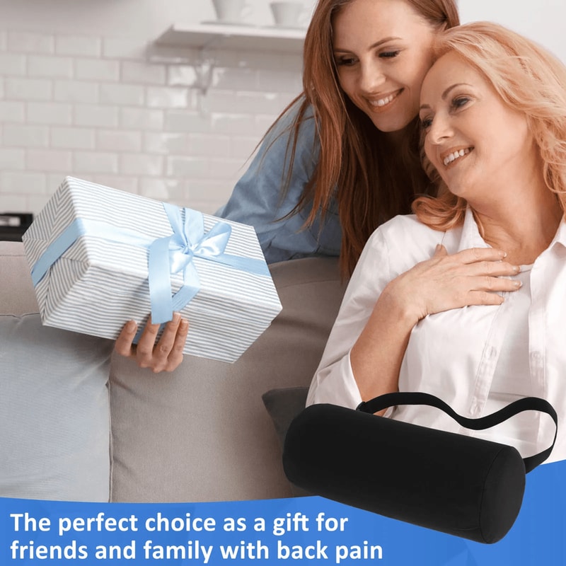 Ergonomic Memory Foam Lumbar Support Cushion Back Support Pillow For Office Chair And Car Seat 2