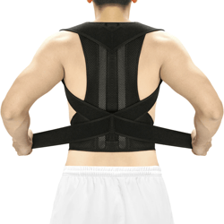 adjustable posture corrector back brace lumbar support belt for spine alignment