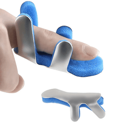 adjustable aluminum finger splint brace support for finger injury recovery