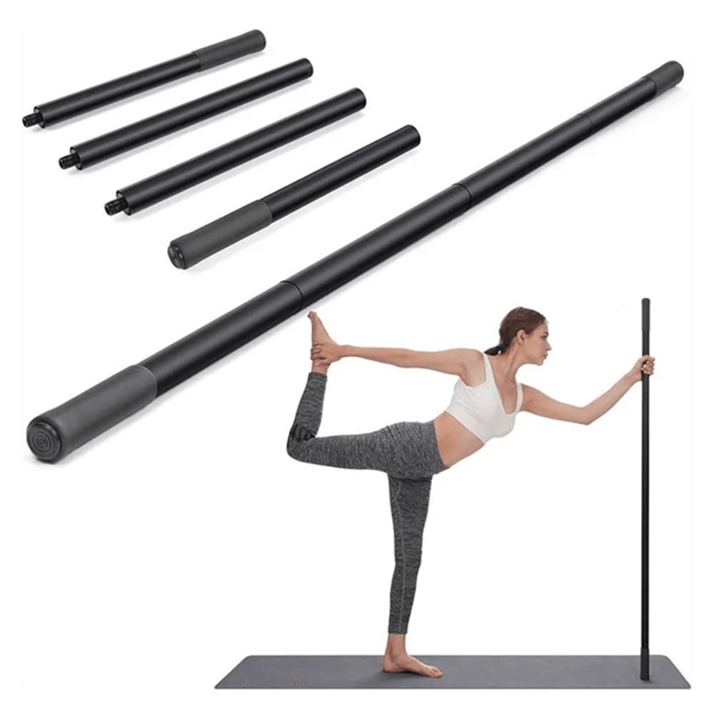 Adjustable Yoga Stretching Stick Steel Mobility Training Stick For Flexibility And Balance 3