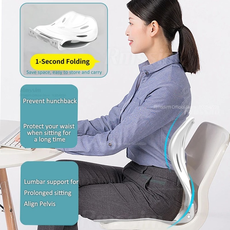 ErgoAlign Posture Support Cushion Lumbar Support Cushion For Posture Correction And Lower Back Pain 2