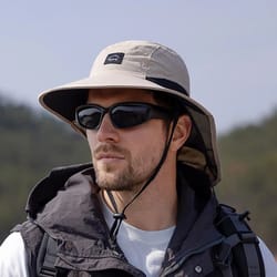 outdoor quick dry bucket hat wide brim sun protection fishing hat