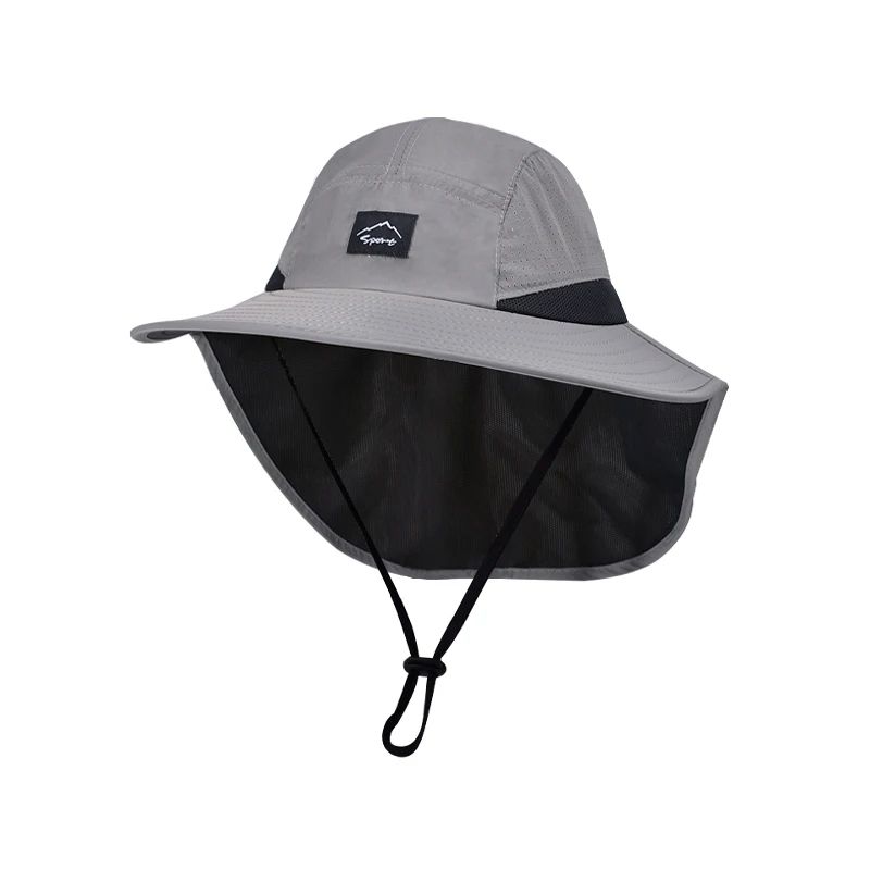 Outdoor Quick Dry Bucket Hat Wide Brim Sun Protection Fishing Hat 10