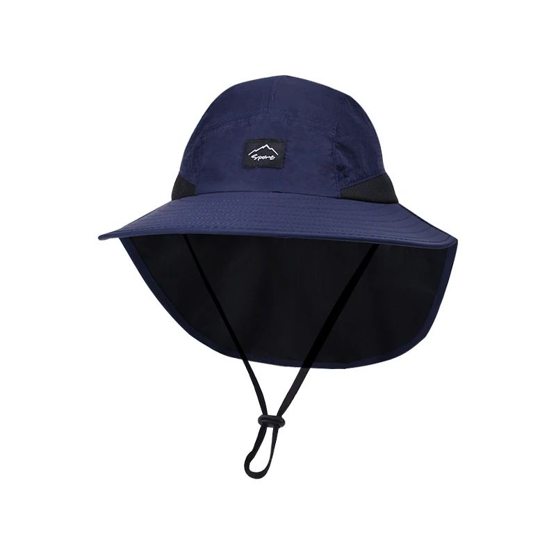 Outdoor Quick Dry Bucket Hat Wide Brim Sun Protection Fishing Hat 12