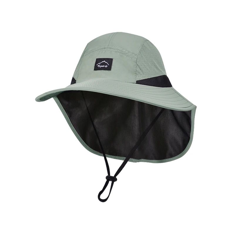 Outdoor Quick Dry Bucket Hat Wide Brim Sun Protection Fishing Hat 8