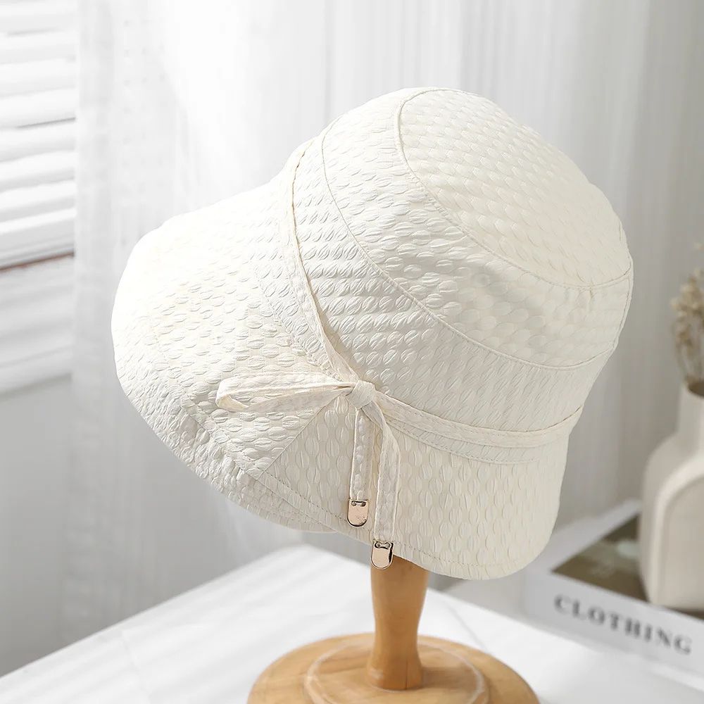 Womens Foldable Bucket Hat Travel Sun Protection Summer Fisherman Hat 9