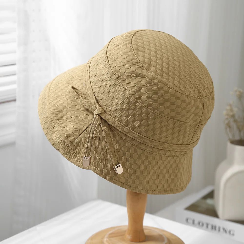 Womens Foldable Bucket Hat Travel Sun Protection Summer Fisherman Hat 8