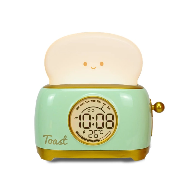 Kids Sleep Trainer Alarm Clock LED Night Light Digital Bedside Clock For Children 5