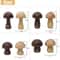 Wooden Mushroom Night Light Touch Control Dimmable Bedside Lamp 3