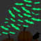 Glow In The Dark Halloween Wall Stickers Bat Window Decorations 4